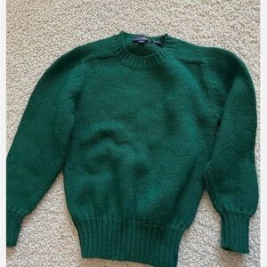 Vintage Carl Michaels  Green youth Sweater size small